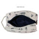 Personalized Nautical Navy Canvas Travel Bag Image 2 of 2